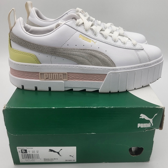 PUMA - Mayze - White-Lotus - Size 9½ - Sneakers - Picture 2 of 13